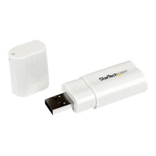 Κάρτα Ήχου StarTech.com USB Audio Adapter - USB sound card with USB (plug) and 2x 3.5mm external jack