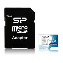 Κάρτα Μνήμης MicroSD 64GB Silicon Power Superior Pro Class 10 UHS-III