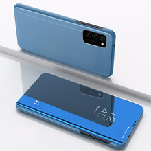 Smart Clear View Case for Huawei P40 blue