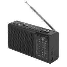 Φορητό Ραδιόφωνο LTC & ηχείο LXLTC2030 με φακό, USB/TF/AUX, μαύρο
