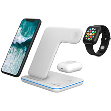 Ασύρματος Φορτιστής Canyon Wireless Dock 3in1 QI for Apple 15W white retail
