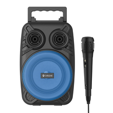 Karaoke Celebrat OS-07 με μικρόφωνο, 5W, 1200mAh, Bluetooth, μπλε