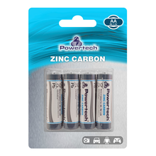 Μπαταρίες Zinc Powertech Carbon PT-949, AA R6 1.5V, 4τμχ