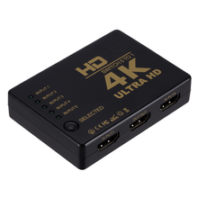 HDMI Switch Powertech HDMI Amplifier Switch 5 in 1 PTH-052, 4K, 3D, Remote Control