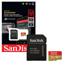 Κάρτα Μνήμης MicroSDHC 32GB SanDisk 100MB A1 Extreme Plus SDSQXBG-032G-GN6MA
