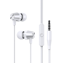 Handsfree Ακουστικά Usams με μικρόφωνο EP-42, 3.5mm, 1.2m, λευκά