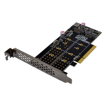 Controller Powertech κάρτα επέκτασης PCIe x8 σε 2x M.2 M Key NVMe ST573