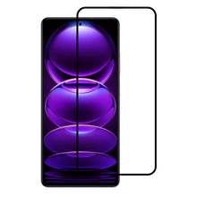 Screen Protector Powertech tempered glass 5D, full glue, Xiaomi Redmi Note 12 Pro, μαύρο