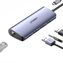 Docking Station Ugreen 5-in-1 USB-C Hub with Gigabit Ethernet