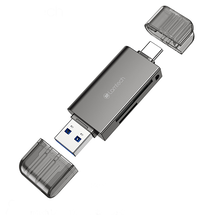 Card Reader Lamtech USB/Type-C 3.0 HIGH SPEED METAL GREY