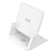 Ασύρματος Φορτιστής Lamtech Wireless FAST CHARGER 15W with STAND White