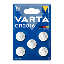 Μπαταρίες Ρολογιών Varta Λιθίου CR2016, 3V, 5τμχ