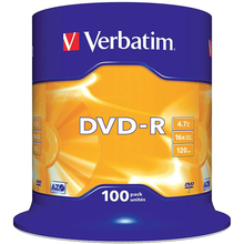 DVD-R Verbatim 4.7GB 100pcs