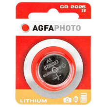 Μπαταρία Ρολογιών AgfaPhoto CR2025 3.0V Lithium 1pc.